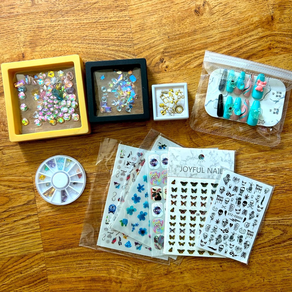 Nail charms, decals & nails!
